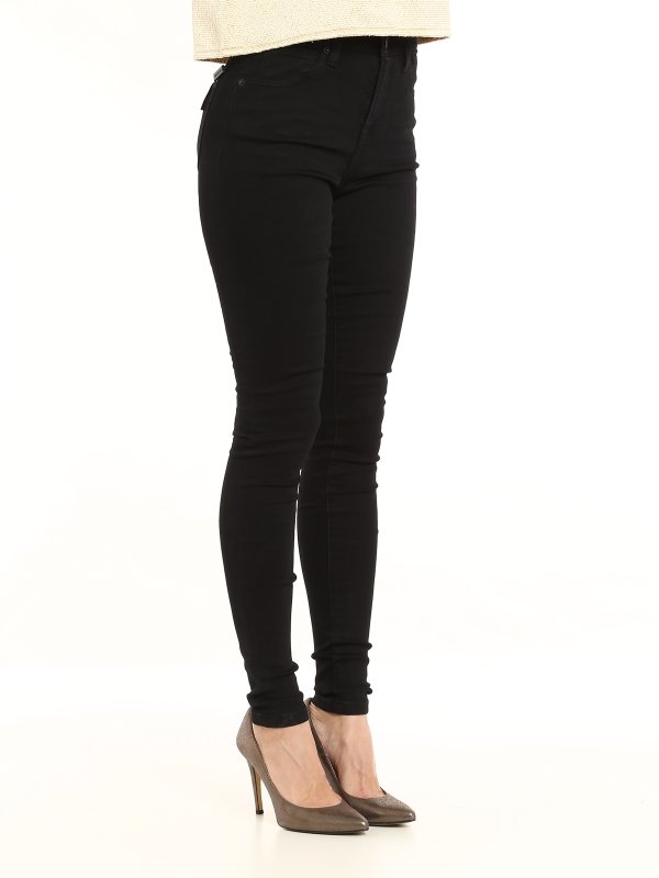 BURBERRY buy online Vaqueros Pitillos Negros Para Mujer