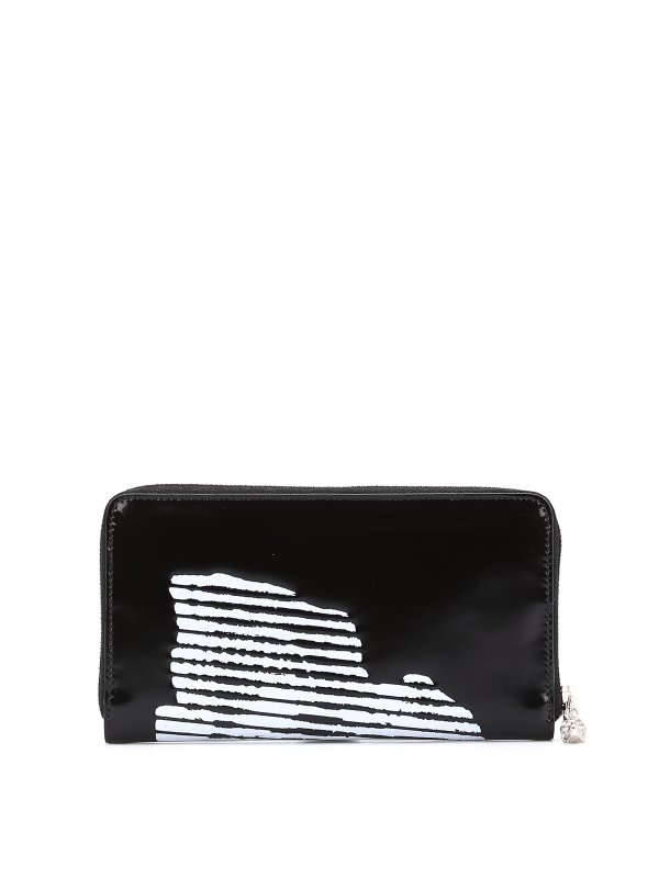 ALEXANDER MCQUEEN: wallets & purses - Zip around skull wallet