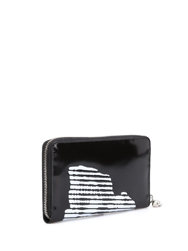 ALEXANDER MCQUEEN: wallets & purses online - Zip around skull wallet