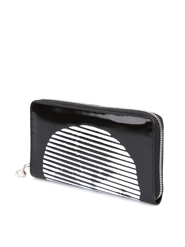 Zip around skull wallet shop online: ALEXANDER MCQUEEN