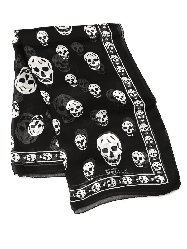 ALEXANDER MCQUEEN: sciarpe e foulard online - Foulard Skull