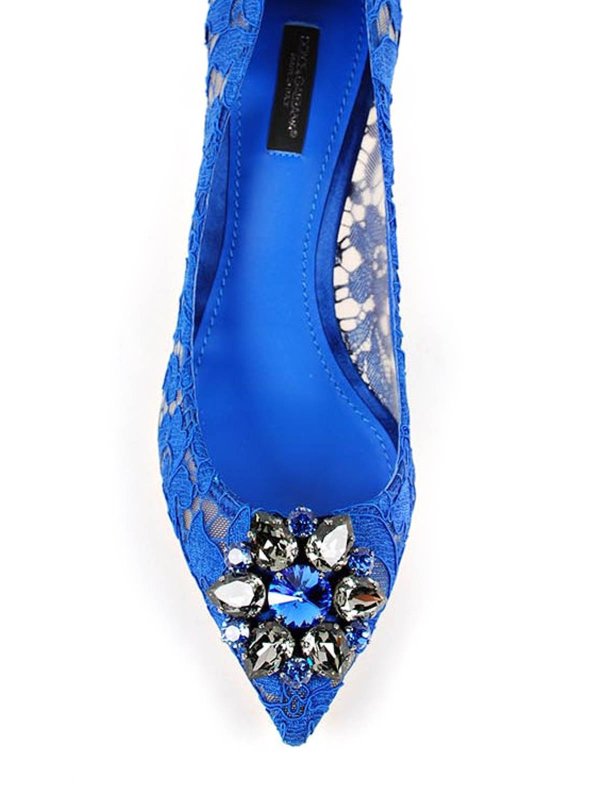 パンプス - ブルー shop online: DOLCE & GABBANA