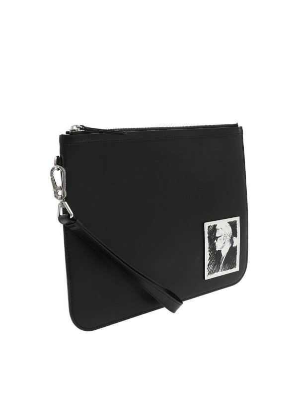 iKRIX KARL LAGERFELD: Clutch - Pochette - Noir