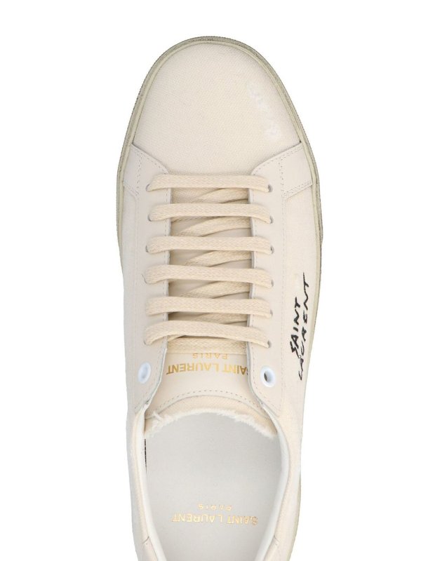 iKRIX SAINT LAURENT: trainers - Logo Signature sneakers in white