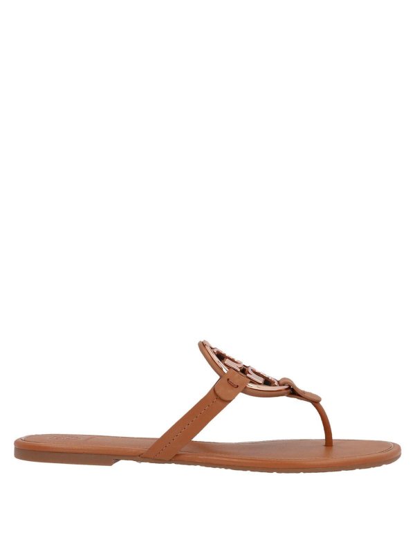 TORY BURCH: sandals - Miller sandals in tan color