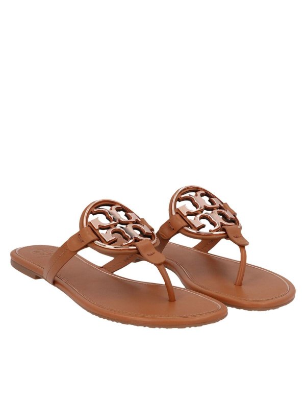 TORY BURCH: sandals online - Miller sandals in tan color