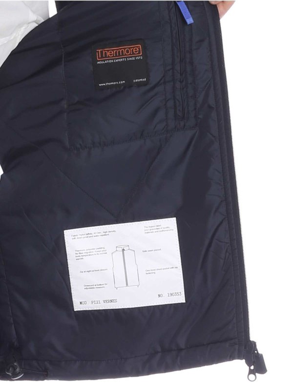 iKRIX ASPESI: Blue Vernes padded waistcoat