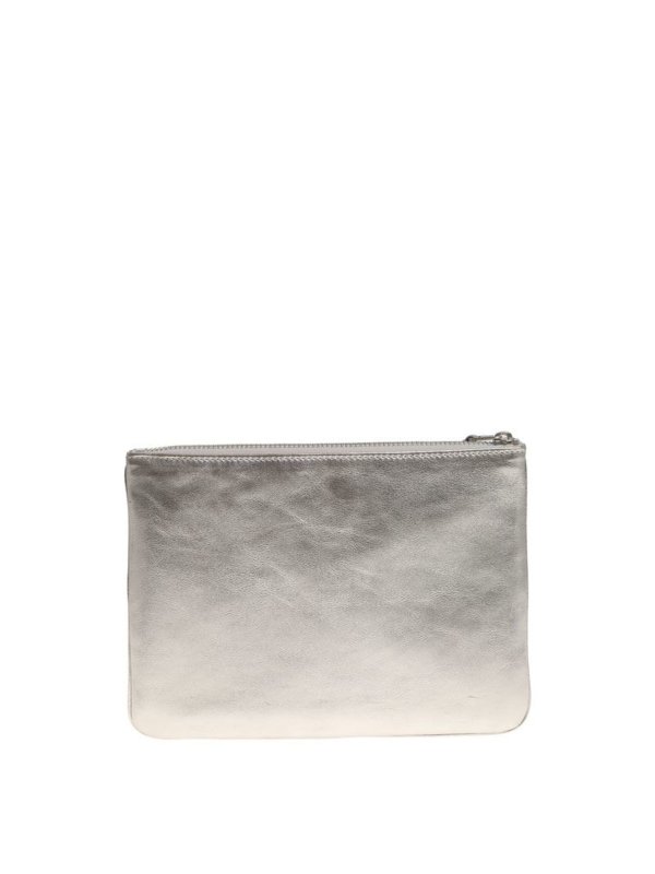 iKRIX COMME DES GARÇONS WALLET: clutches - Silver leather bag