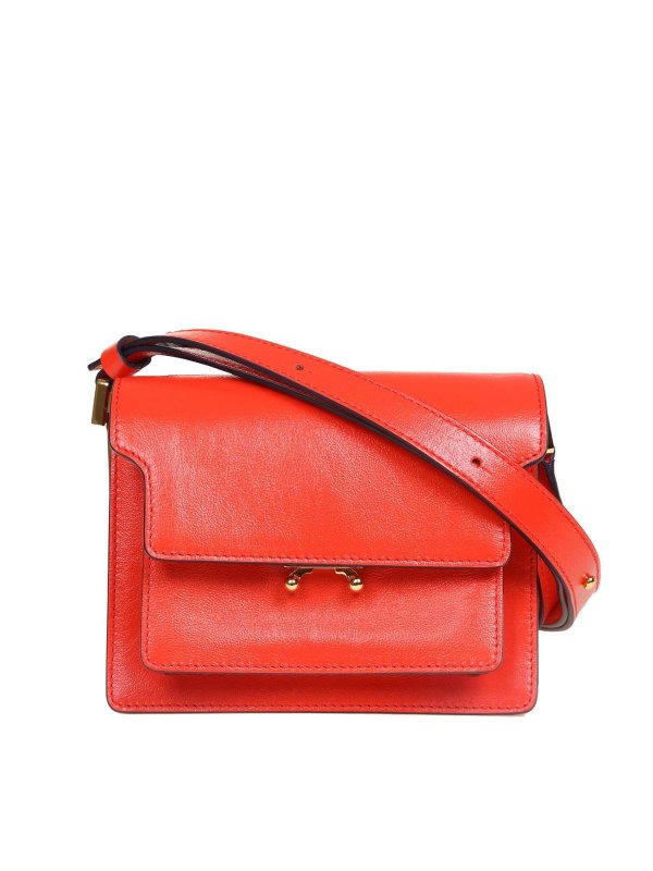 Marni: Umhängetaschen - Umhängetasche - Orange