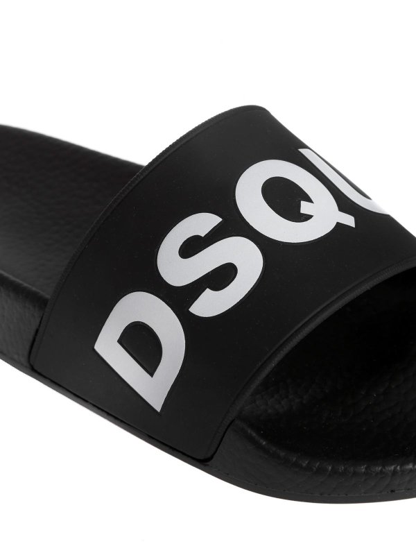 DSQUARED2 buy online Dsquared slides in black