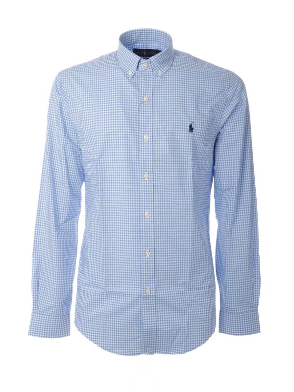 RALPH LAUREN: Hemden - Hemd - Hellblau