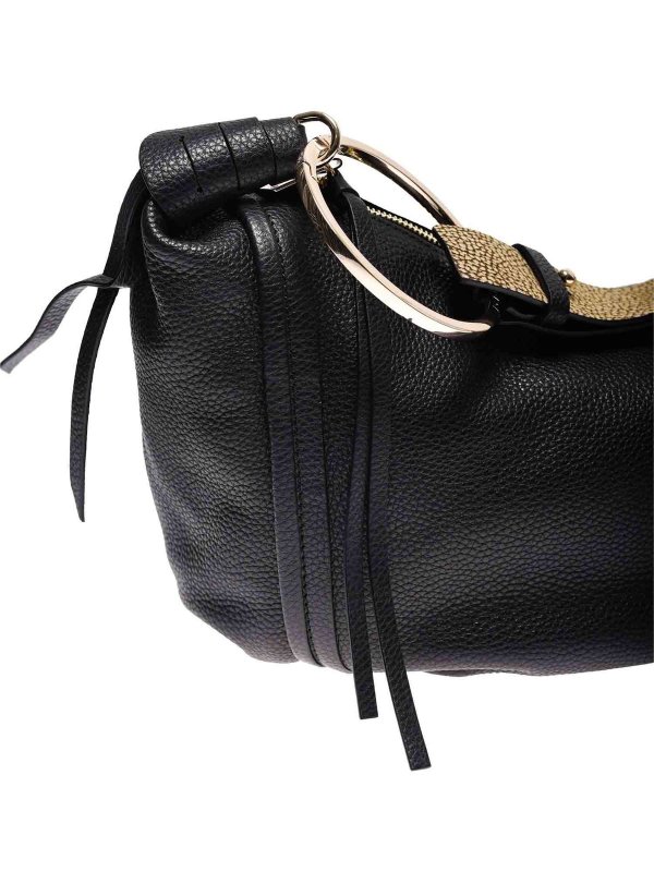 Orbit Medium bag in black shop online: Borbonese