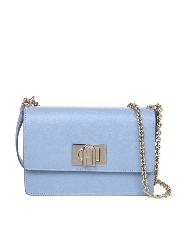 Cross body bags Furla - 1927 mini crossbody bag in light blue ...