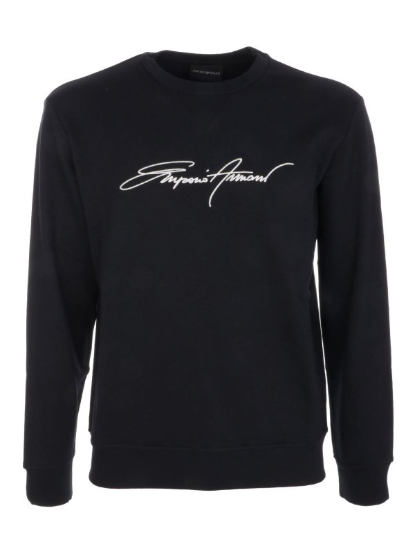 EMPORIO ARMANI: スウェット＆セーター - スウェットシャツ/セーター - ブルー