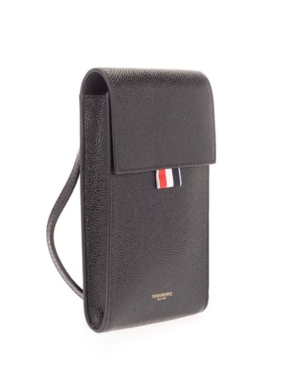THOM BROWNE: Cases & Covers online - Phone holder in black