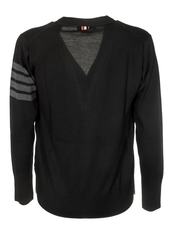 THOM BROWNE: Cardigans online - Cardigan - Noir