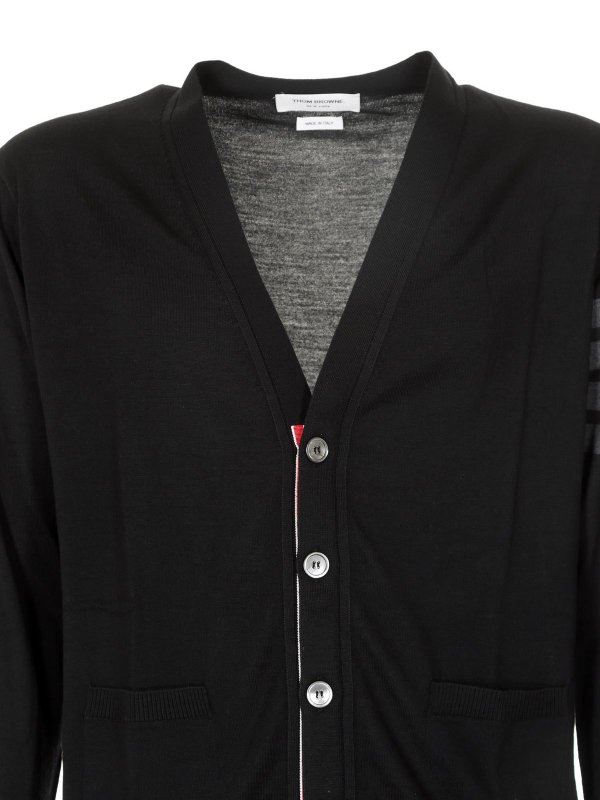 iKRIX THOM BROWNE: Cardigans - Cardigan - Noir