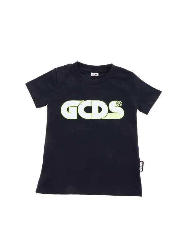 GCDS: T-shirts - T-Shirt - Blau