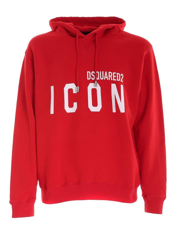 DSQUARED2: Sweatshirts und Pullover - Sweatshirt - Rot