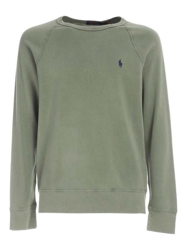 POLO RALPH LAUREN: スウェット＆セーター - スウェットシャツ/セーター - 緑