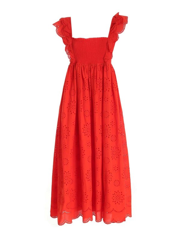 TWINSET: Maxikleider - Maxikleid - Rot