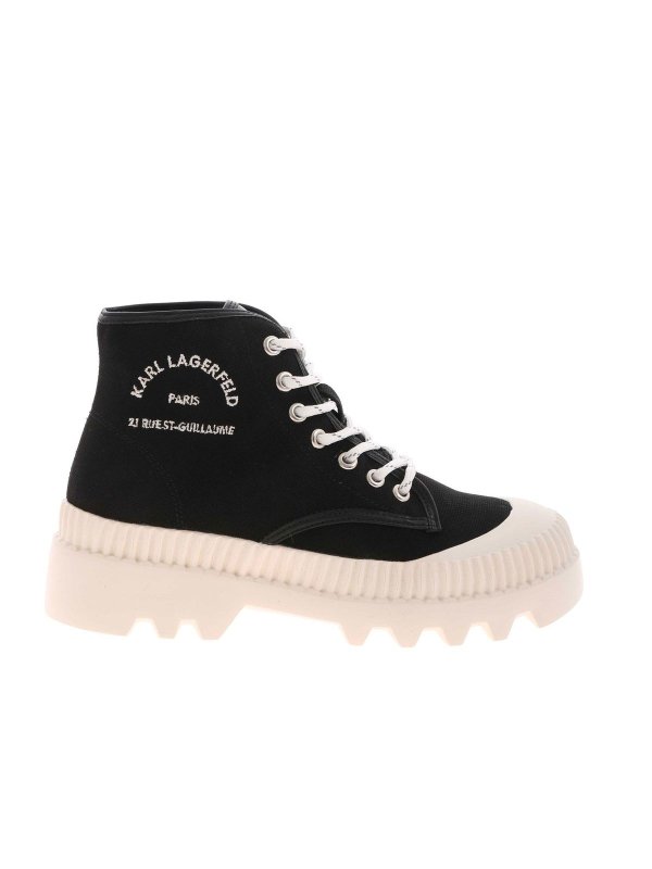 KARL LAGERFELD: Chaussures de sport - Baskets - Noir