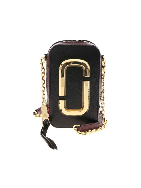 MARC JACOBS: cross body bags - The Hot Shot crossbody bag in black