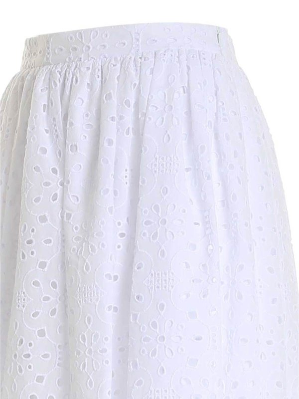 iKRIX Vivetta: Gonne Lunghe - Gonna lunga bianca sangallo