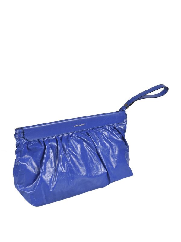 iKRIX ISABEL MARANT: clutches - Luz clutch bag in blue