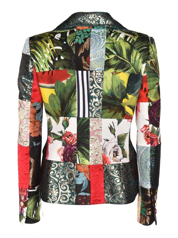 DOLCE & GABBANA: blazers online - Patchwork blazer