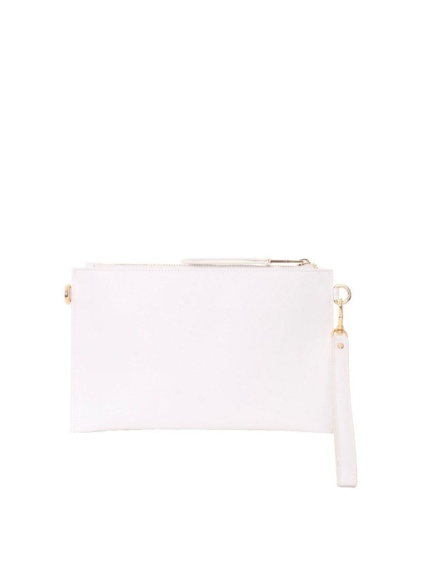 Versace Jeans Couture: Clutches online - Clutch - Weiß