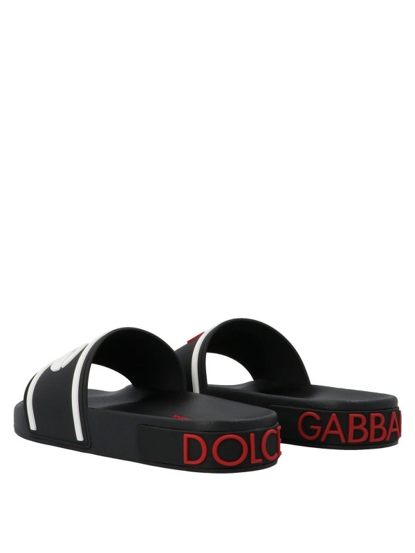 iKRIX DOLCE & GABBANA: ビーチサンダル - ビーチサンダル - 黒