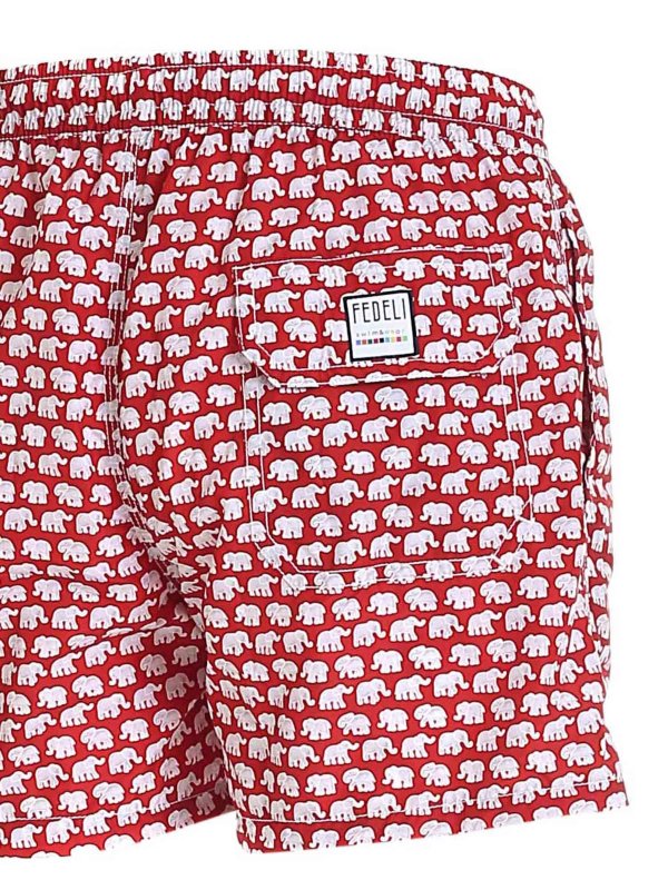 iKRIX FEDELI: Shorts de bain - Short De Bain - Rouge