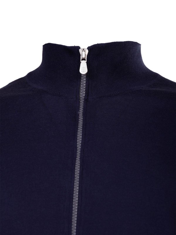 BRUNELLO CUCINELLI: カーディガン online - カーディガン - ブルー