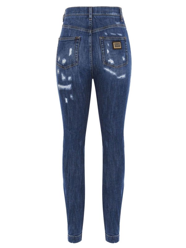 DOLCE & GABBANA: Jeans online - Jeans - Blau