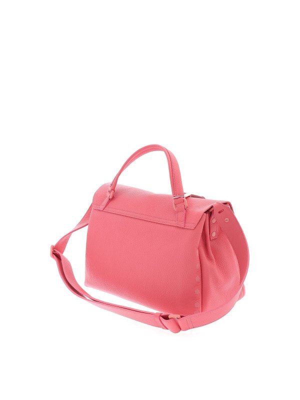 Zanellato Postina S Linea Pura bag in Rosa Albarella|ZA46PEL06802P643