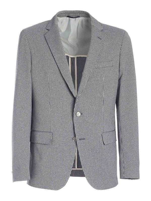 Hugo Boss: Vestes de costume - Blazer - Bleu
