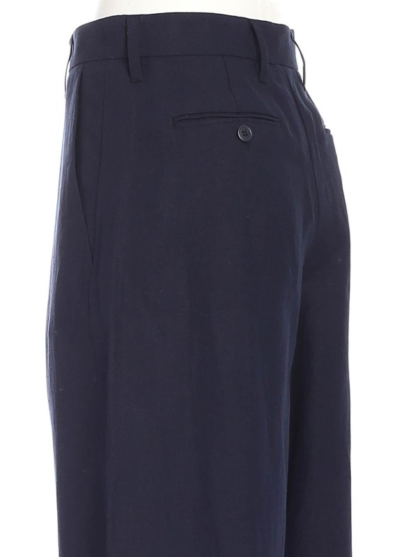 iKRIX S MAX MARA: カジュアルトラウザー - カジュアルパンツ - ブルー