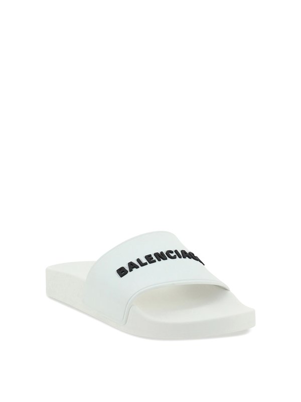 BALENCIAGA: Chanclas de playa online - Chanclas - Blanco