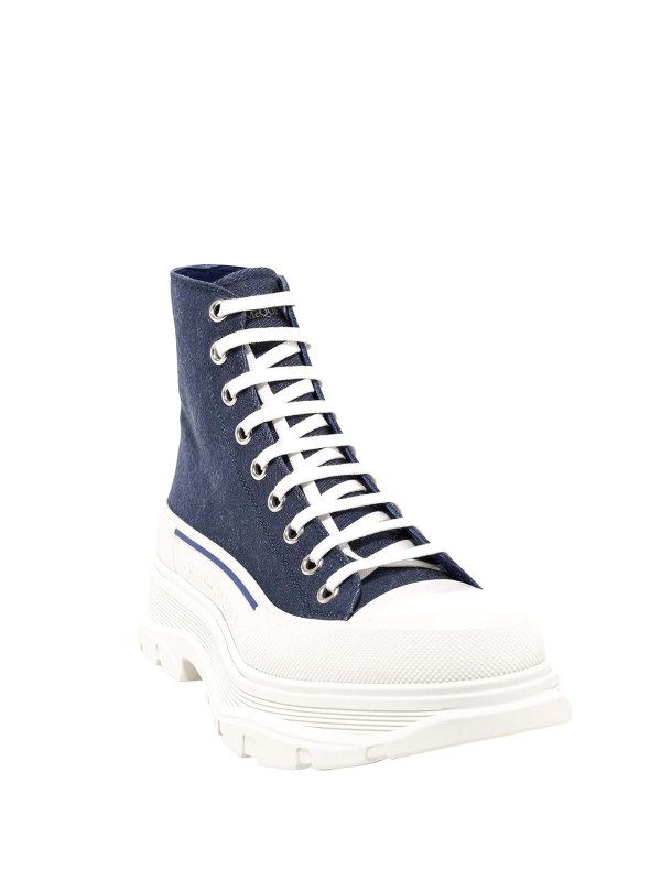ALEXANDER MCQUEEN: trainers online - Tread slick hi-top sneakers