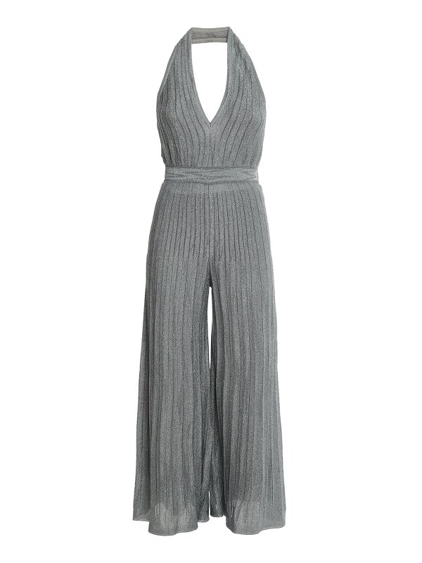 M MISSONI: jumpsuits - Pleated lurex jumpsuit