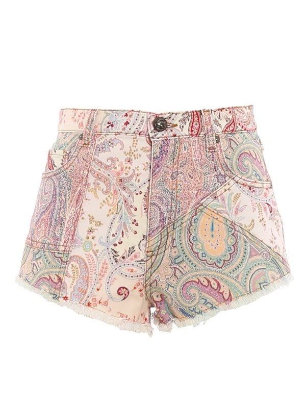 ETRO: Hosen Shorts - Shorts - Rosa