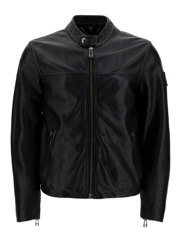 BELSTAFF: leather jacket - Pelham leather jacket