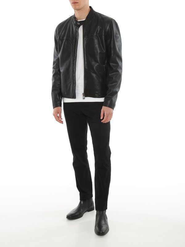 BELSTAFF: leather jacket online - Pelham leather jacket