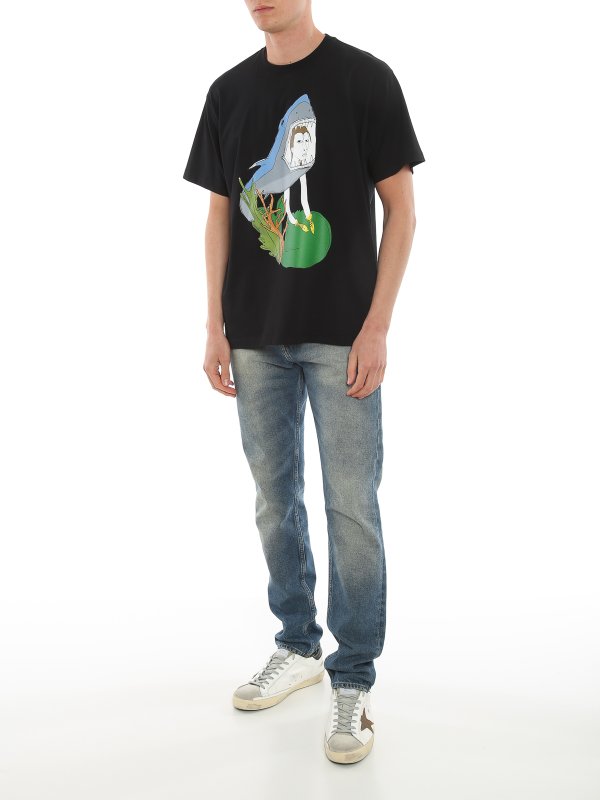 BURBERRY: T-shirts online - T-Shirt - Tyrone - Ode To The Sea