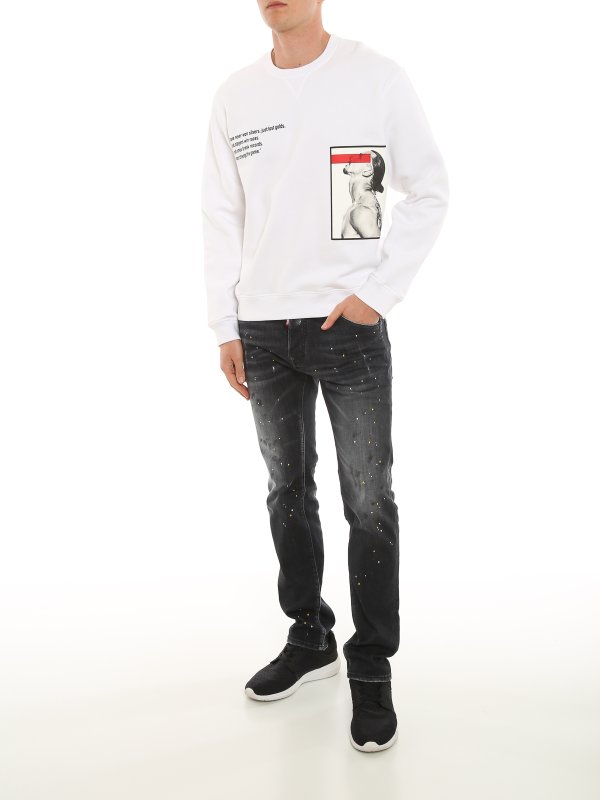 DSQUARED2: Sweatshirts & Sweaters online - Icon hoodie
