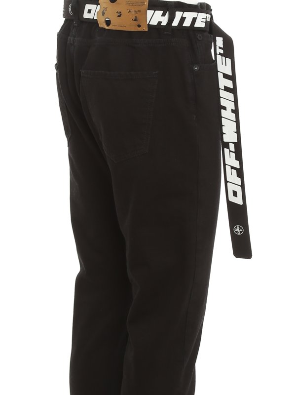 iKRIX OFF-WHITE: Jeans Rectos - Vaqueros Rectos - Negro