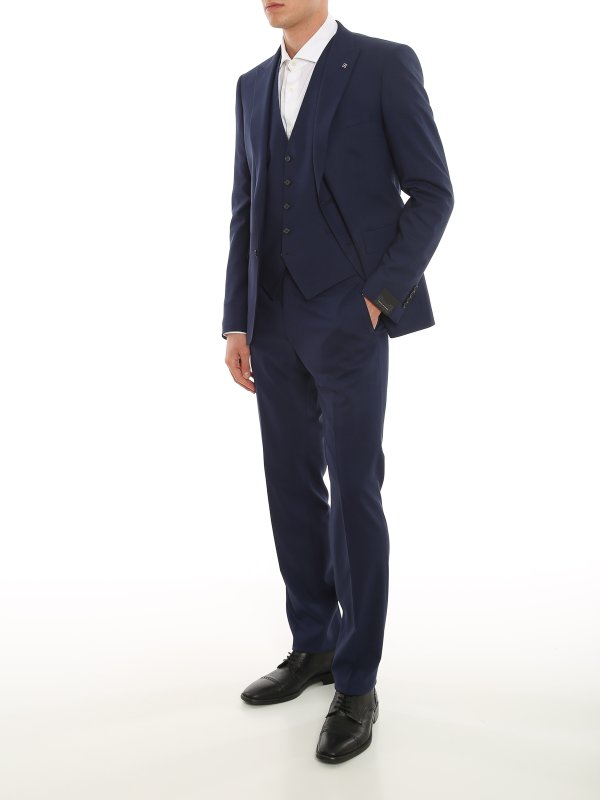 TAGLIATORE: formal suits online - Stretch wool suit