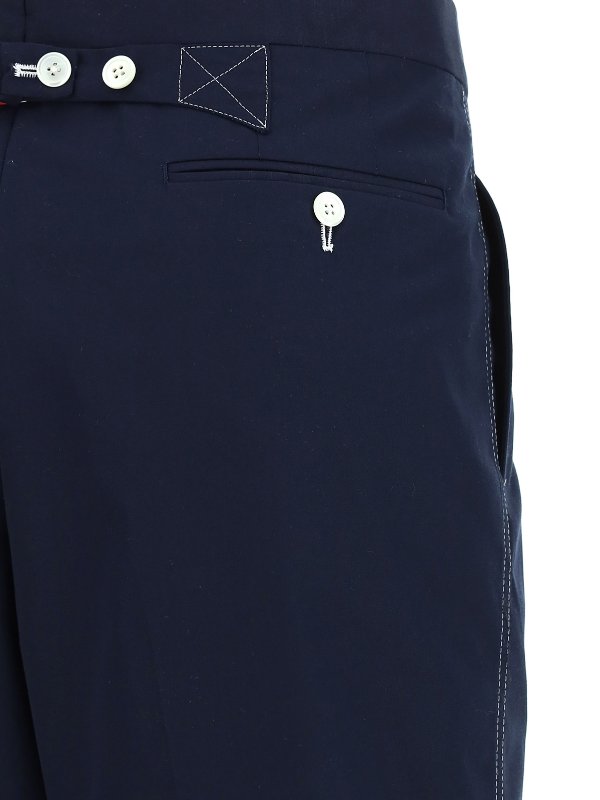 iKRIX THOM BROWNE: Trousers Shorts - Cotton blend chino shorts