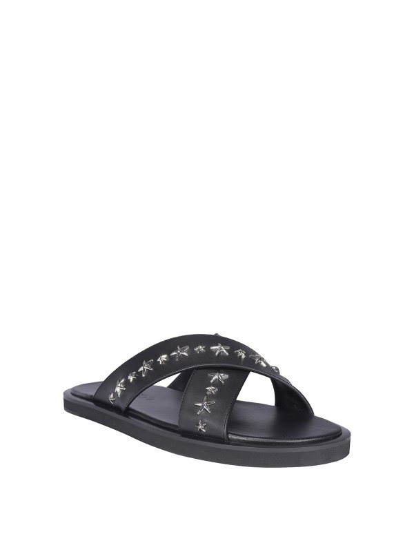 Jimmy Choo サンダル - Palmo Ozz - ブラック|PALMOOZZBLACK